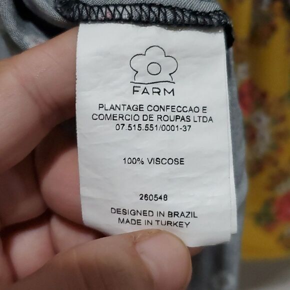 Farm Rio Intarsia Black Floral Pullover Boho Blouse - Picture 15 of 16